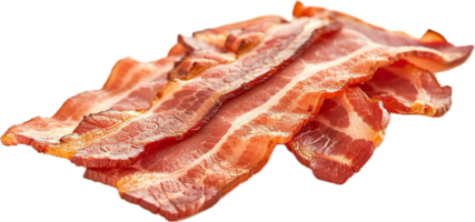 croccante cucinato Bacon strisce. png