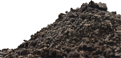 Close-Up of Dark Rich Soil Texture. png