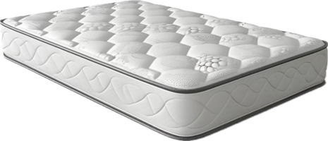 Comfortable White Quilted Mattress for Bed. png