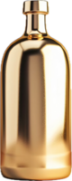 Elegant Golden Bottle with Smooth Finish. png