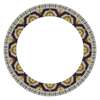 ancien Cadre frontière ornement. ethnique sans couture rond modèle. mandala floral baroque. classique antique fleuri élément. décoratif frontière pour cadre, textile, tissu, tapis, tatouage, céramique. png