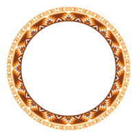 Vintage frame border ornament. Ethnic seamless round pattern. Mandala Floral Baroque. Classic antique ornate element. Decorative border for frame, textile, fabric, rug, tattoo, ceramic. png