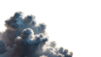 cloud elements set against a transparent background png