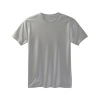 t shirt round neck front, back and side view on transparent background png