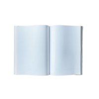 Creative Open Book Blank Pages for Your Projects png