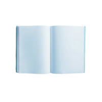 Elegant Open Book with Empty Pages Cut Outs High Quality Images png
