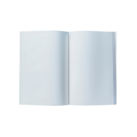 Clásico abierto libro con blanco paginas cortar fuera valores foto colección png