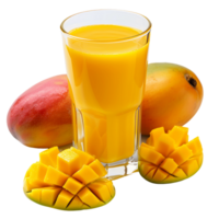 Tropical Bliss Mango Juice and Slices for Your Creative Projects png