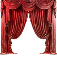 Dramatic Red Theater Curtain Images for Your Creative Projects png