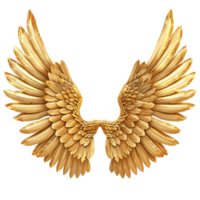 elegante d'oro angelo Ali immagini per il tuo creativo progetti png