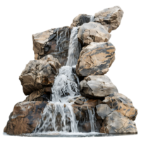 explorer cascade dans le Montagne Couper sorties Stock la photographie collection png