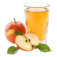 erfrischend Apfel Saft und Scheibe Bilder zum Ihre kreativ Projekte png