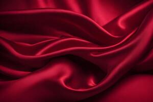 dark red texture fabric silk background photo