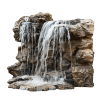 Waterfall in the Mountain Isolation Diverse Stock Options png