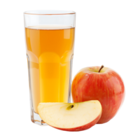 High Resolution Isolated Apple Juice and Slice Cut Outs for Any Design Need png