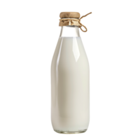 Milk Bottle on Transparent Background Cut Out Stock Photo Collection png