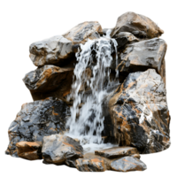 Majestic Waterfall in the Mountain Images for Your Creative Projects png