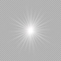 Light effect of lens flares vector