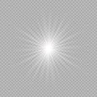 Light effect of lens flares vector