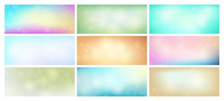 Abstract background with blur bokeh light effect vector