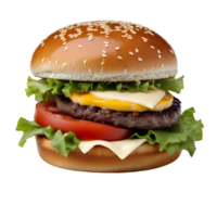 Burger isoliert auf transparent Hintergrund png