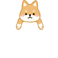 schattig etiket naam label met hond illustratie png