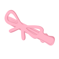 Pink hairpin illustration png