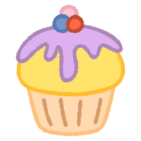 Cute Cupcake illustration png