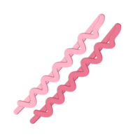 Pink hairpin illustration png