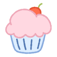 Cute Cupcake illustration png