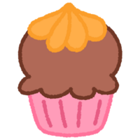 Cute Cupcake illustration png