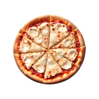 delicioso queijo pizza isolado em uma transparente fundo png
