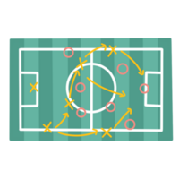 Strategy plan soccer illustration png