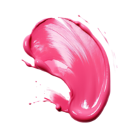 Vivid Pink Paint Splash. Pink Paint Stroke. Isolated on Background png