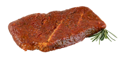 frisch Steak Schnitt aus isoliert transparent Hintergrund png