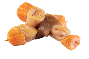 Fresh BBQ Salmon cut out isolated transparent background png