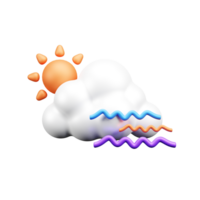 clima 3d ilustración icono png