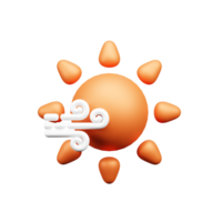 clima 3d ilustração ícone png