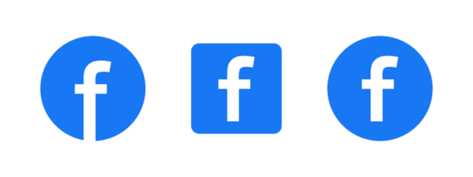 Facebook logo icon transparent background png