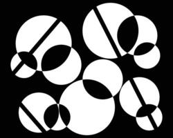Asymmetrical Balance Art Piece . Abstract memphis geometric shape background vector