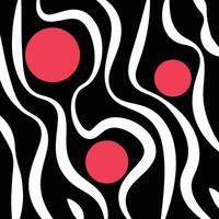 Asymmetrical Balance Art Piece . Abstract memphis geometric shape background vector