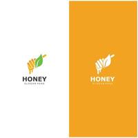 Honey Comb Logo Template Design Emblem Honey Design Concept Creative Symbol Design vector