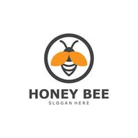 Honey Comb Logo Template Design Emblem Honey Design Concept Creative Symbol Design vector