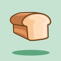 art illustration Bread. Loaf Bread. Grocery Loaf Bread pixelated for the pixel art game and icon for digital and print design vector