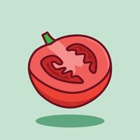 ilustración tomate. tomate. rojo tomate vegetales ilustración y icono para digital y impresión gráfico diseño vector