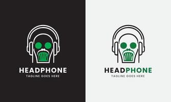 Music headphone fire icon, pet dog item, sound talk microphone speaker logo icon vector
