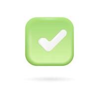 Check mark, check list button best choice for right, success, tick, accept, agree on application vector