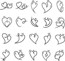 25-Vector Heart Collection vector