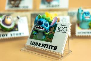 Bangkok, Thailand - May 10, 2024 A lilo and stitch Figure of MINISO. photo