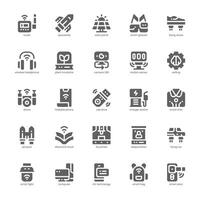 Future Technology icon pack for your website, mobile, presentation, and logo design. Future Technology icon glyph design. graphics illustration and editable stroke. vector